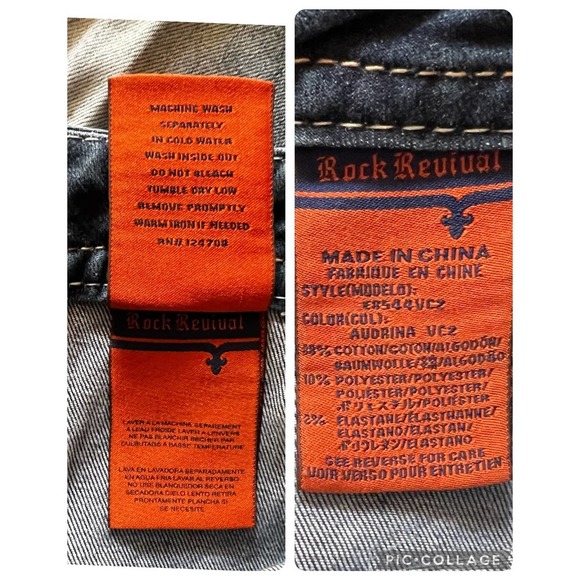 Rock Revival Buckle Audrina Mid-Rise Curvy Capri Size 27 - Picture 4 of 16